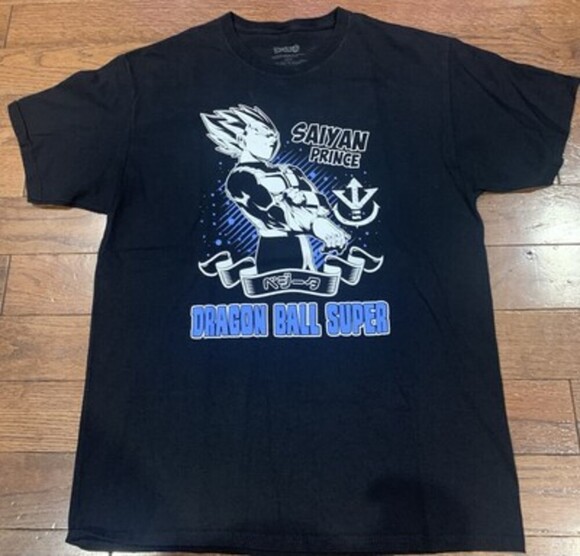 *Legit* Dragon Ball Super Saiyan Prince Vegeta Proud Authentic T-Shirt Size L - Picture 3 of 5